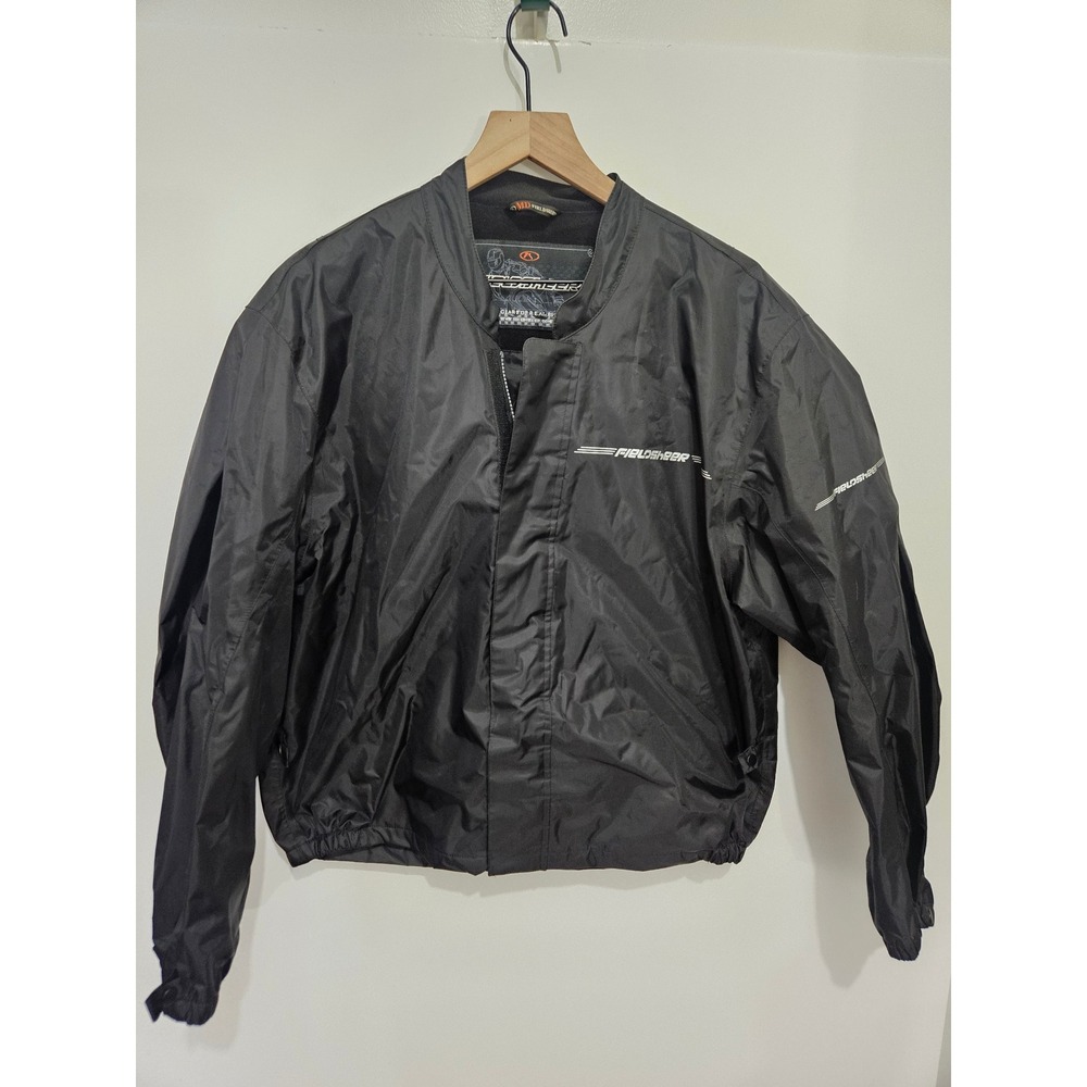 Fieldsheer Mens Black Motorcycle Jacket Liner Full Zip Pockets Size MD RN 85377